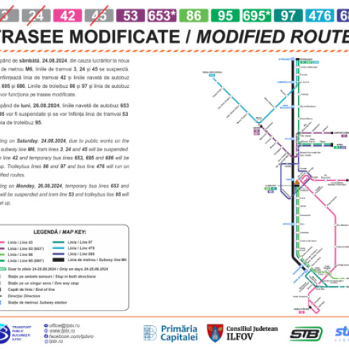 Schimbări în traseele de transport public din zona capătului de linie &quot;Clabucet&quot;