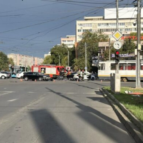 Accident rutier pe Șoseaua Mihai Bravu din București