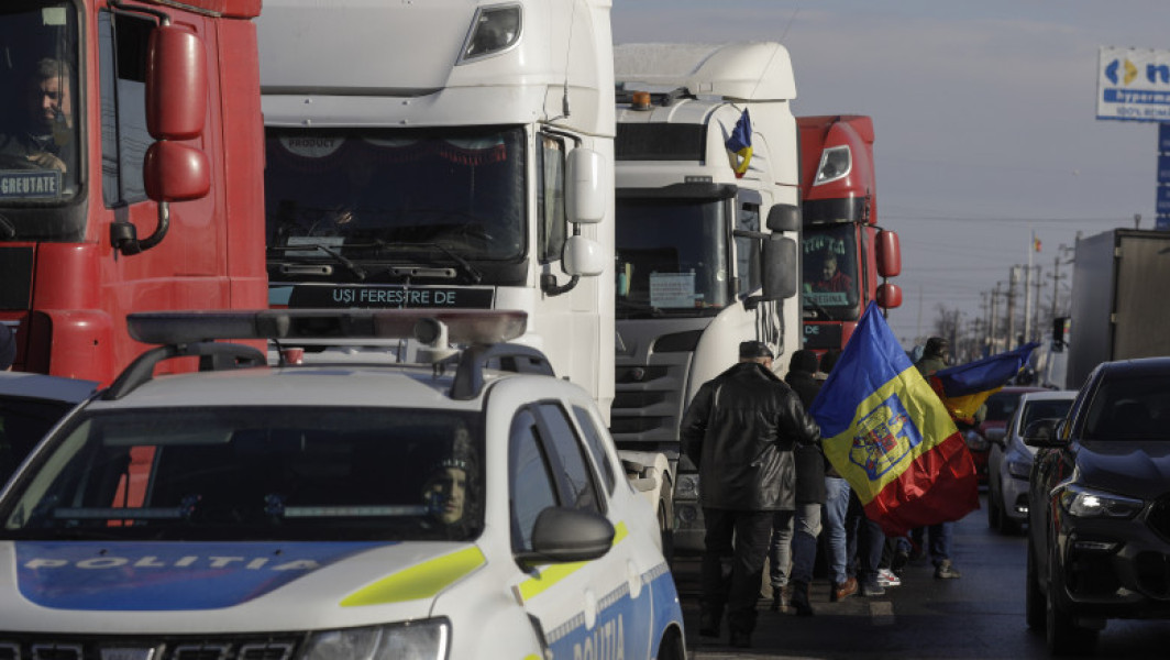 Protestele fermierilor și transportatorilor din București: Traseele demonstranților cu mașinile