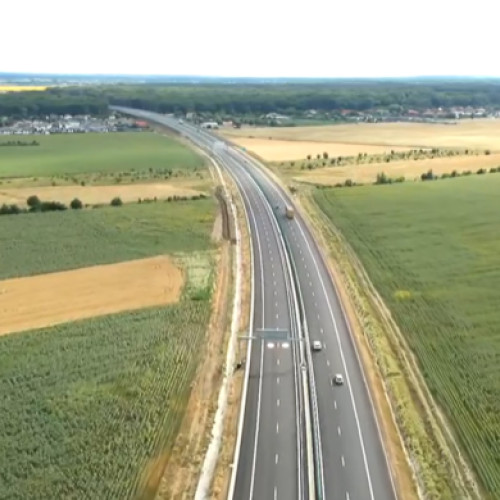 VIDEO/ S-a deschis circulația pe Lotul 3 al A0 Sud. Grindeanu: ”Se va simți în traficul din București”