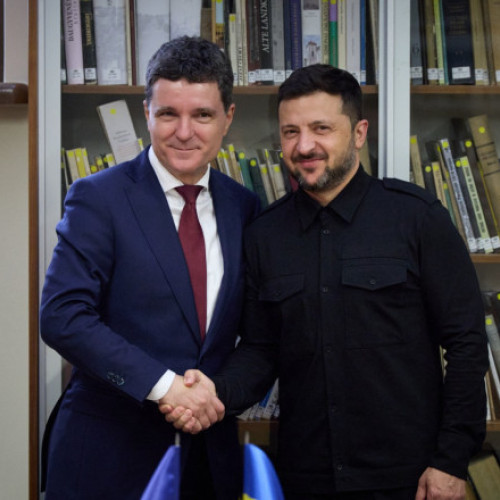 Ucraina apreciază sprijinul României pentru apărare, scrie Zelenski