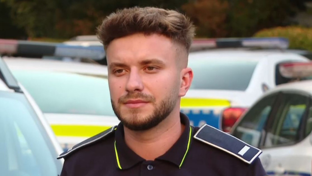 Agent de poliție intervine rapid pentru a opri un incident în București