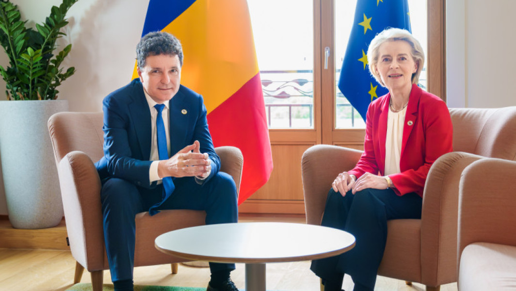 Nicușor Dan discută cu Ursula von der Leyen despre apărarea europeană, deficit și PNRR