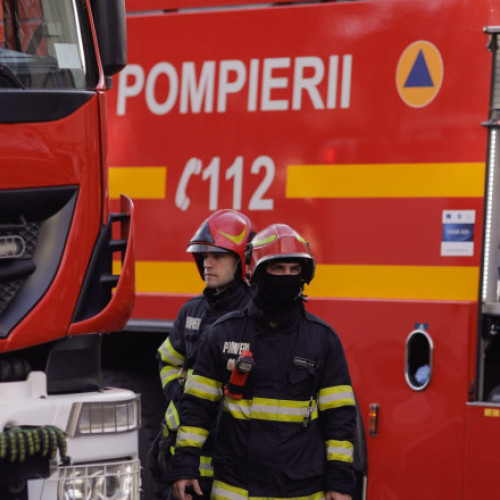 Incendiu la locomotiva în Gara Palas, Constanța