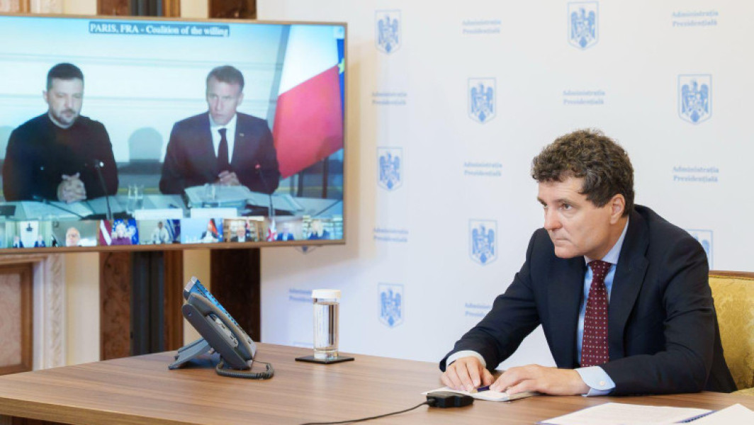Președintele României participă, în videoconferință, la reuniunea Coaliției Voinței pentru Ucraina