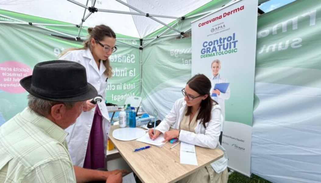 Caravana Derma oferă consultații dermatologice gratuite în șase orașe din România