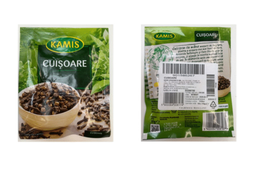 ANSVSA anunță retragerea din magazine a unui condiment KAMIS