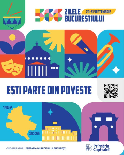 Zilele Bucureștiului 2025: muzică, spectacole și tururi ghidate în weekendul 20-21 septembrie