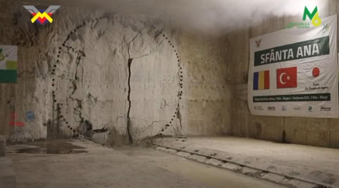 Metrorex a finalizat al doilea segment de tunel între stațiile Tokyo și Aeroport Băneasa