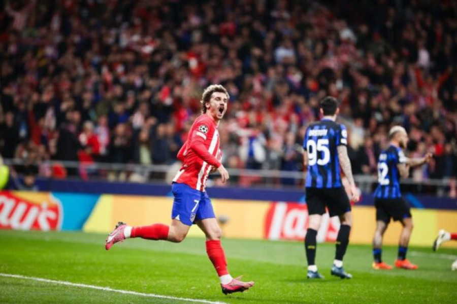Antoine Griezmann a marcat golul său cu numărul 200 pentru Atletico Madrid