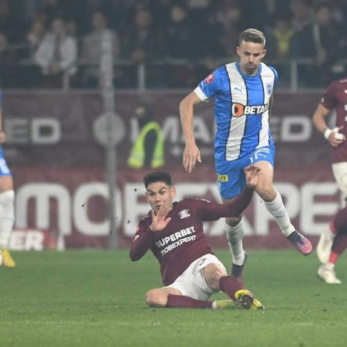 Universitatea Craiova termină la egalitate cu Rapid Bucureşti, 1-1 (1-0), în Superliga