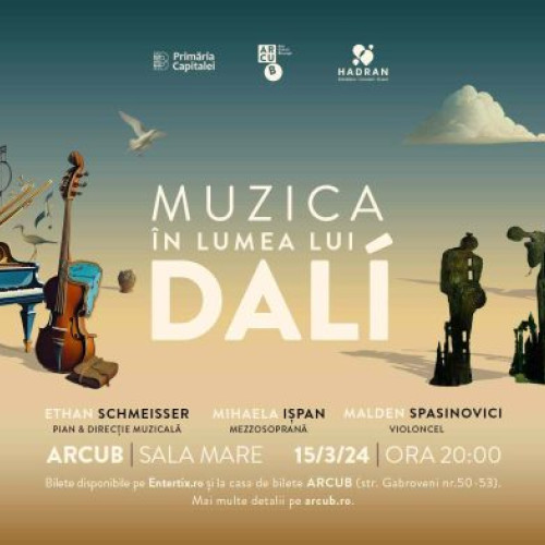 Muzica lui Dali: Concert și tur expozițional ARCUB – Hanul Gabroveni