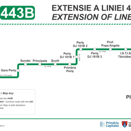 Extindere transport public la Periș Sat