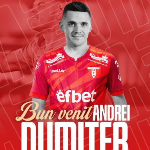 UTA Arad a semnat un contract cu atacantul Andrei Dumiter