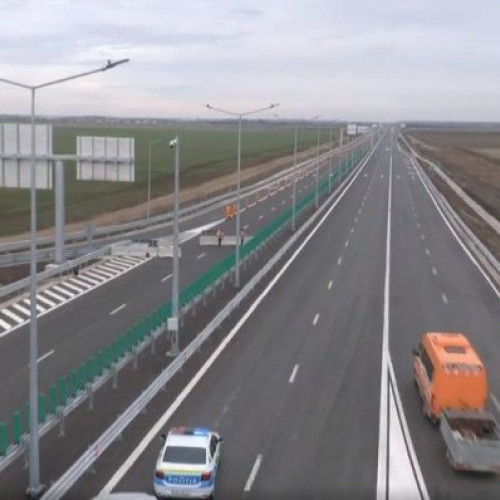 Patru mașini avariate din cauza unui rost de dilatație dislocat pe Autostrada București-Pitești