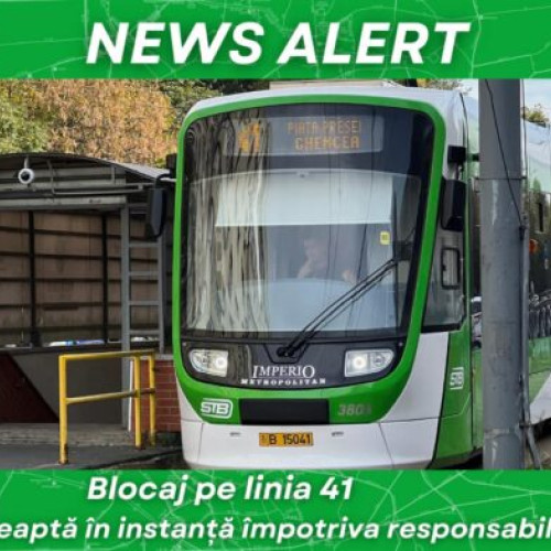 O avarie la rețeaua electrică a blocat tramvaiele timp de două ore în Capitală